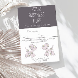 アポイントメントリマインダーPetグルーミングバルーンドッグ ポストイット