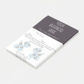 アポイントメントリマインダーPetグルーミングバルーンドッグ ポストイット (アングル)