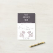 アポイントメントリマインダーPetグルーミングバルーンドッグ ポストイット (デスク上)