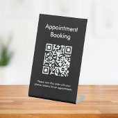 アポイントメント予約QRコード 台座サイン