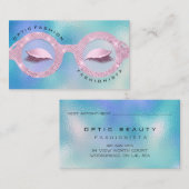 アポイントメント光学ホログラフピンクブルーグラス コーリングカード (正面/裏面)