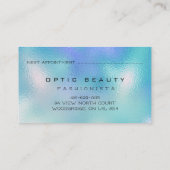 アポイントメント光学ホログラフピンクブルーグラス コーリングカード (裏面)