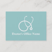 アポイントメント医師のリマインダーカード 予約カード (裏面)