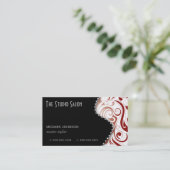 アポイントメント名エレガント刺クリムゾン 予約カード (スタンド正面)