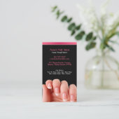 アポイントメント名刺付ネイルサロン 予約カード (スタンド正面)