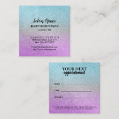 アポイントメント名刺 スクエア名刺 (正面/裏面)