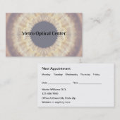 アポイントメント眼科医気に視 名刺 (正面/裏面)