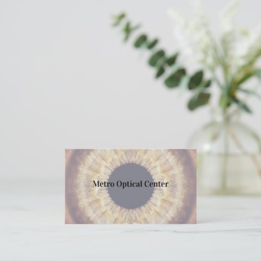 アポイントメント眼科医気に視 名刺 (スタンド正面)