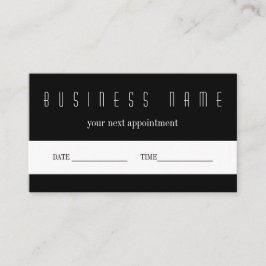 アポイントメント通知カード次回の訪問 名刺