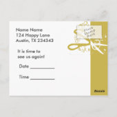 アポイントメント ポストカード (裏面)