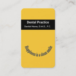 アポイントメント「幸福はクリーンなスマイル」歯科医 予約カード