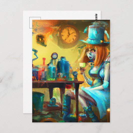 アポカラフルタリーはがき内のアリス ポストカード (正面/裏面)