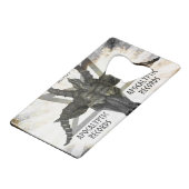 アポカリプティックレコードステンレススチールボトルオープナー クレジットカード栓抜き (正面アングル)