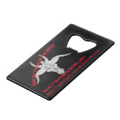 アポカリプティックレコードステンレススチールボトルオープナー クレジットカード栓抜き (裏面アングル)