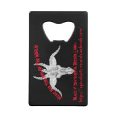 アポカリプティックレコードステンレススチールボトルオープナー クレジットカード栓抜き (裏面)