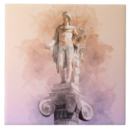 アポクラシックロのギリシャの像 タイル