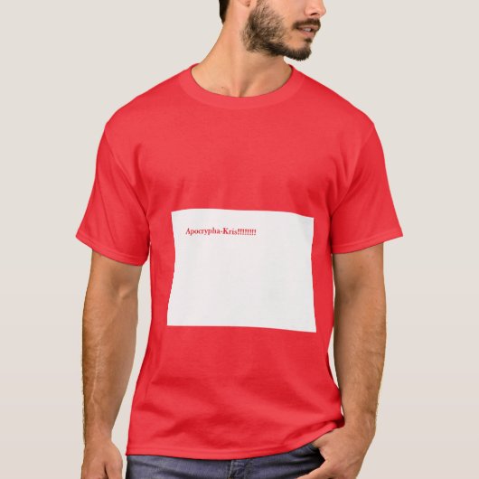 アポクリパ・クリス Tシャツ (正面)