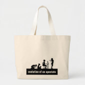 「アポステートの進化」トートバッグ ラージトートバッグ (正面)