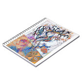 アポステートカラフルフリードードルスケッチ ノートブック (左側)