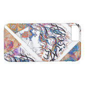 アポステートカラフルフリードードルスケッチ Case-Mate iPhoneケース (裏面(横))