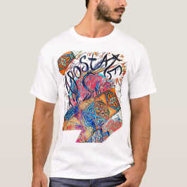 アポステートカラフルフリードードルスケッチBe Free Tシャツ