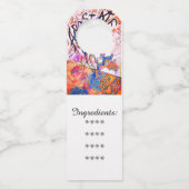 アポステートブリューカラフル異常ドードルスケッチ ボトルネックタグ (裏面)