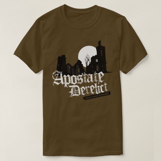アポステート遺棄 Tシャツ (デザイン正面)