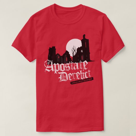 アポステート遺棄 Tシャツ (デザイン正面)
