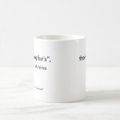 アポストロフィー コーヒーマグカップ (中央)