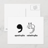 アポストロフィ大惨事 ポストカード (正面/裏面)