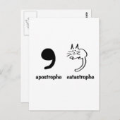 アポストロフィ大惨事 ポストカード (正面/裏面)