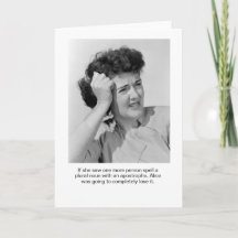 アポストロフィ・アリス・グリーティング・カード