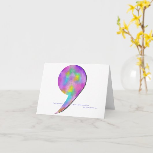 アポストロフィ カード (黄色い花)