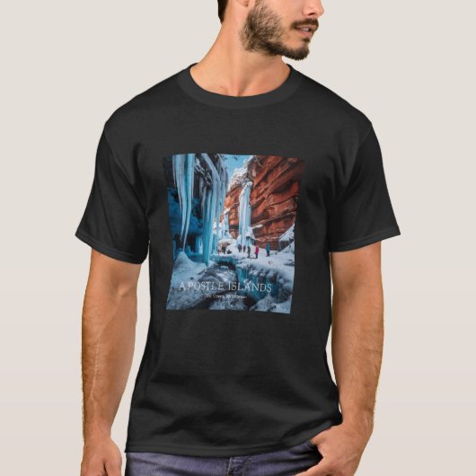 アポスルアイスケイブスウィスコンシン Tシャツ (正面)