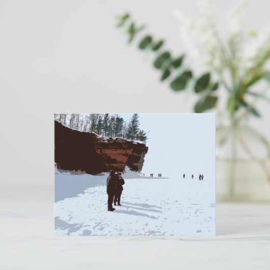 アポスル諸島国家レイクショアアイスケーブ ポストカード (スタンド正面)