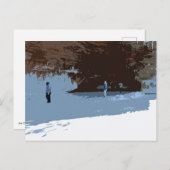 アポスル諸島国家レイクショアアイスケーブ ポストカード (正面/裏面)