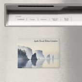 アポスル諸島国家レイクショアウォーターカラー マグネット (インサイチュ (食洗機))