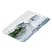 アポスル諸島国家レイクショアウォーターカラー マグネット (左側)