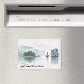 アポスル諸島国家レイクショアウォーターカラー マグネット (インサイチュ (食洗機))