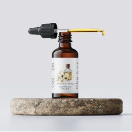 アポセカリーカモミール必須油水彩 ラベル