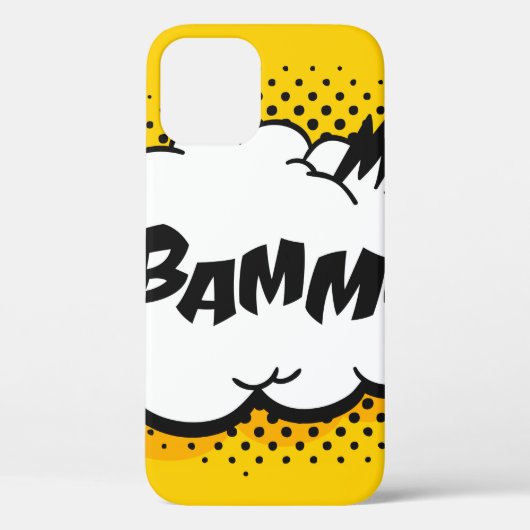 アポップ・アートのートの吹き出しスケッチと文字漫画 Case-Mate iPhoneケース (裏面)