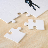 アポップ・アートのートエレファントアニマルイラストレーション絵画ズ ジグソーパズル (側面)