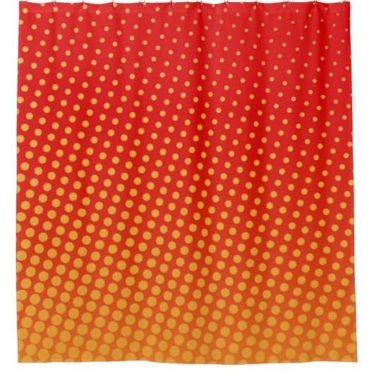 アポップ・アートのートカラフルの背景，1960年代，抽象芸術，アート，バック シャワーカーテン (正面)