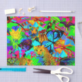 アポップ・アートのートサファリ10lbティッシュペーパー 薄葉紙 (クラフト)