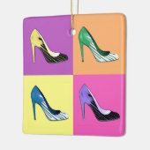 アポップ・アートのートスティレットポンプ セラミックオーナメント (左)