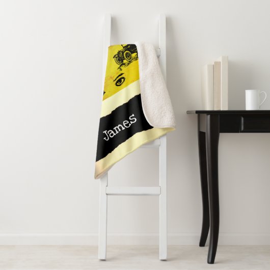 アポップ・アートのートミニマ感動的リズムとやる気を起こさせる シェルパブランケット (インサイチュ)