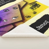 アポップ・アートのートミニマ感動的リズムとやる気を起こさせる シェルパブランケット (3/4)