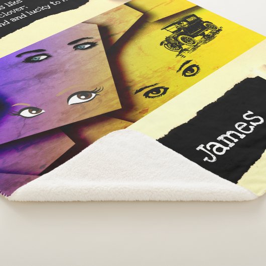 アポップ・アートのートミニマ感動的リズムとやる気を起こさせる シェルパブランケット (3/4)