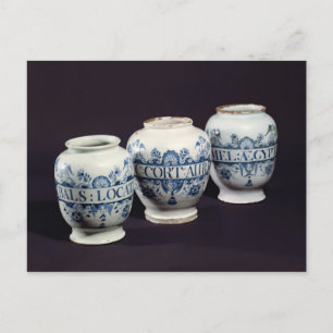 アポテカリー薬の瓶, c.1740 ポストカード