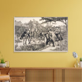 アポテカリ協会の古い生理の庭園 キャンバスプリント (インサイチュ (リビング))